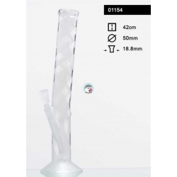 Fajka wodna szklana SAND GLASS - 42 cm.