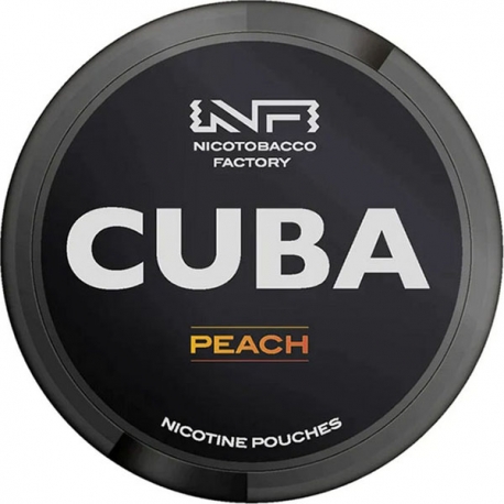 Woreczki nikotynowe CUBA BLACK PEACH 66mg