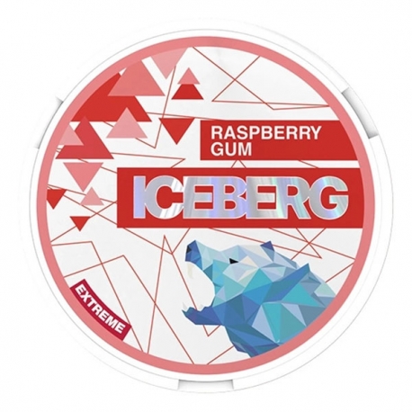 Woreczki nikotynowe ICEBERG RASPBERRY GUM 50mg.