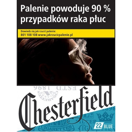 CHESTERFIELD BLUE 22 KS (niska marża)