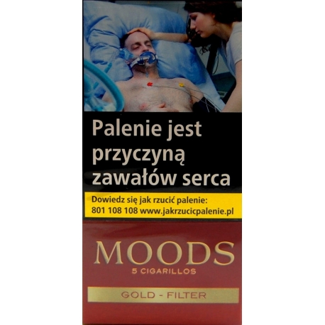 Cygaretki MOODS GOLD FILTER (5)