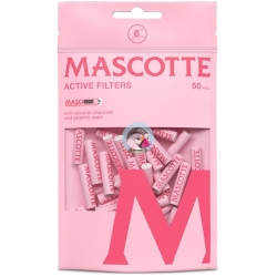 Filtry MASCOTTE ACTIVE PINK 6mm (50)
