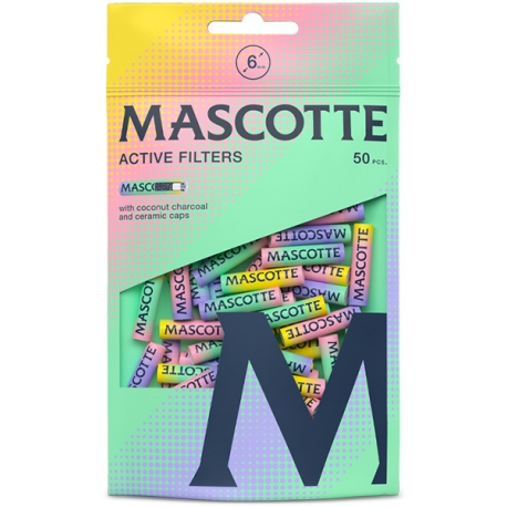 Filtry MASCOTTE ACTIVE COLORS 6mm (50)