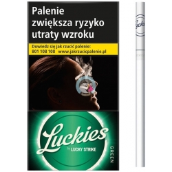 LUCKIES GREEN SUPERSLIMS