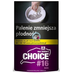 Tytoń MAC BAREN CHOICE 16 DARK 30g.