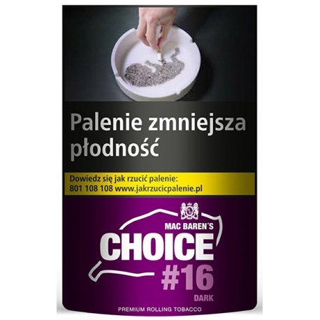 Tytoń MAC BAREN CHOICE 16 DARK 30g.