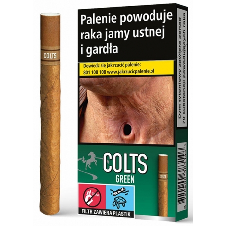 Cygaretki COLTS FILTER GREEN (10)